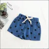 Shorts para crianças roupas para crianças meninas roupas de maternidade meninos meninos polka impressão crianças elástica cintura bea dhfw2