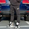 Hommes feutrés lettrage Sweat Joggers pantalon décontracté Long polaire pantalons de survêtement hommes femmes Hip Hop Skateboard Streetwear MG220106