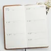 Agenda notatników 2022 Notebook Weekly Planner Cuaderno Libreta A6 PU skórzane akcesoria