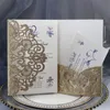 50шт элегантный блеск бумажный лазерный срезанный приглашение на свадьбу Приглашение Настройка бизнеса с картами RSVP.