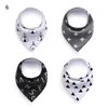 Baby Bibs Triangle scarf Cotton Cartoon Child Bandana Bib Babador Dribble Bibs Newborn Slabber Absorbent Cloth