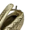 Детские сумки CC Bag Sallets 2022 Франционные женские роскошные дизайнер классические мини -мешки сцепления серебряная металлическая цепь поперечная вечеринка на плеча