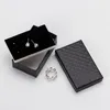 32pcs takı kutuları 8x5cm kolye halka kutusu için çok renkli mücevher ambalajı hediye kutuları küpe ekran siyah sünger