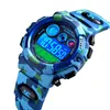Dzieci LED Elektroniczny Zegarek Cyfrowy Zatrzymaj Zegar Zegarek 2 Czas Dzieci Zegarki Sportowe 50 m Wodoodporny Zegarek Dla Chłopców Dziewczyn