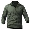 Мужские куртки Sping легкая тактическая куртка для кожи мужчины летняя дышащая портативная водонепроницаемая военная армия Thin 5xl
