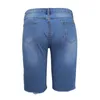 Женские шорты с высокой талией, тонкие джинсовые шорты больших размеров, женские модные обтягивающие шорты с кисточками, сексуальные женские летние 6 W220418