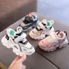 2022 Nya barns sneakers Spring Autumn Breattable Mesh Baby Toddler Non-Slip Kids Shoes Little Boy Shoes 21-30 G220517