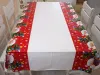 새해 크리스마스 식탁보 부엌 식탁 장식 천 장식 직사각형 테이블 홈을위한 크리스마스 장식