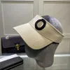 Designer Visir Solid Caps Trendy Hat Leisure Letter Cap Novty 9 Colors unisex Design för man kvinnans toppkvalitet