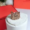 Sterling Silver Classic For Women Round Simple Sieraden Set Kwaliteit Golden Rose Gold Superior Quality H Rings Lock 2647