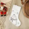 UPS Новое рождественское украшение поставляется рождественские большие носки для рождественского подвеска для детей 039s подарочная сумка для конфетки up4417020