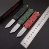 3 färger Mini Combat Dinosaur Pocket Folding Knife 9Cr18Mov Blad Dual Action Tactical Hunting Fishing EDC Survival Tool Xmas Gift Knives A3830