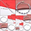 Charm Armbänder Schmuck Luckyshine 6 Stück 1 Lot Frauen Einfache Mode Elegant Kristall Neue Marke Hochzeit Colorf Brac Dhbiw