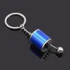 Car Gear Box Keychain for Men Women Imitation 6 Speed Manual Car-styling keyring Gear Knob Shift Gearbox Stick Gift Souvenir