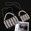 Silberne Perlentasche, Nischendesign, Perlentasche, Retro-Einzelschulter-Diagonalhandgewebte Tasche X220331