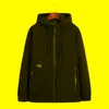 Men's Jackets With 10XL 8XL 6XL 5XL Patches Green Both Side Wear Thin Pilot Bomber Wind Breaker Jacket MenMen's