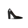 Dress Shoes Sexy Genuine Leather Women Pumps Metal Pointed Toe High Heels Woman Office Ladies Wedding Mujer 220318