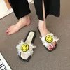 Fashion Lovely Smiling Face Slippers Summer Comfortable Anti-Skid Deodorant Personality Leisure Beach Sandals