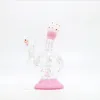 New pot-belted cartoon hookah 7.5-inch cute lady glass bong smoking