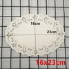 100pcs Placemat Rectangle Birthday Celebrations Party Gift Table Mat Cake Lace Paper Doyleys Mats Decoration Accessories 220627