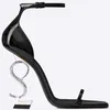 Hetaste klackar med låda kvinnor skor designer sandaler kvalitet sandaler häl höjd och sandal plattsko glider tofflor av Brand008