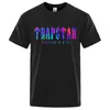 Trapstar London Y2K Style tryckt t-shirts Men Street Cotton O-Neck Overdimensionerad tee-kläder Summer andningsvarumärke