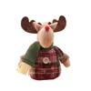 UPS New Christmas Ornaments Cartoon Doll Bambini Snowflake Plaid Doll Regali per feste 2023 Consegna veloce C0810X9