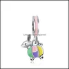 Charms Bijoux Résultats Composants Conception Mode Sier Couleur Perles Pendentifs Fit Original Bracelets Diy Cadeau C011Charmscharms Drop Delivery