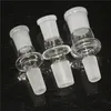 10 Styles Glassadapter Hookah Bowl Adapter 14mm 18mm Kvinnlig reducerande kontakt för glas Bong Water Pipe Oil Rig