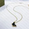 Butterfly Pendant Necklace Waterproof Elegant Girlfriends Gift Necklaces Wedding for Woman Jewelry Top Quality 18 Color