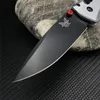 BenchMade 535BK-4 3.24 "Ось складной нож 535 Обработанные черные ДЛК Обычные ножи Открытые ручки Лезвие, Бугов Охота EDC BM 535BK-1 535-1 537 BM42 Инструменты