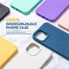 Weizenstroh umweltfreundliche weiche TPU-Handyhüllen für iPhone 13 12 Mini 11 Pro XR XS MAX 7 8 plus SE 3 Kamera-Augenschutz, umweltfreundliche, biologisch abbaubare, stoßfeste Abdeckung