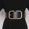 Womens Belts Designer Waistband Woman Belt Smooth Buckle Width 8.5cm 4 Colors Optional High Quality Cowhide