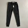 CP Мужские повседневные хлопковые брюки диагональные флисовые спортивные штаны с эластичной резинкой на талии и карманом