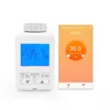 Smart Home Control Aixi-Shs Zigbee Radiator Termostat Temperaturvärme LED-skärm Display Kompatibel Amazon Alexa Voice