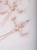 Headpieces Fashion Pearl Rhinestone Bridal Hair Pins Clip vrouwelijke accessoires bruiloft sieraden bruidsmeisje hoofddoekstukken