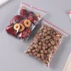 Sacchetti con chiusura a zip in plastica ribellabile Clear Poly Zip Borse Food Metary Organize Fresh Organize Fresh Recoum2382432