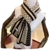 Designer Scarf High Quality Silk Scarves 4 Seasonal Wraps Men's Long-Necked Clover Scarfs 3 färger tillgängliga2690