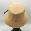 2021 novo padrão unissex estilo balde de luxo chapéu de balde feminino designer de moda chapéu de náilon sol preto viagem ao ar livre Cqedt