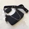 Designer tas hoogwaardige mode hobo dames schoudertassen dames borstpakket één pakket voor drie gebruik dame totte ketens handtassen portemonnee messenger canvas