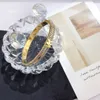 New Style Bracelets Women Bangle Designer Letter Jewelry Crystal Gold Sier Plated Stainless Steel Wedding Lovers Gift S232