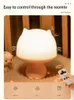 Cat USB Rechargeable Led Light Touch or remote control Bedside Lamp Night Light For Sleeping Relaxing