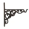 Kancalar Raylar Pack Dökme Demir Testi Askısı Asma Çiziciler Sepet Duvar Kancası Vidalarla Vintage Metal Kuş Besleyiciler için Standartlar Planterhooks