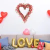 Decorative Flowers & Wreaths Berry Wreath Garland Valentine's Day Decorations Artificial Flower Pendant Gifts For Girl Friend Women Moth