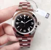 Watch MM St Stalomsle Explorer STOL STOL STAL AUTOMATYCZNE MECHANICZNE ZWEDNIK Seria Seria Mężczyzny Wristwa Ainless Eel Es