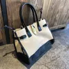 Evening Bags Brand Big Capacity Satchels Women Casual Tote Fashion Patchwork Canvas Bag Designer Handbag Office Ladies Single Shoulder BagsE