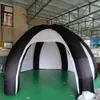 Personalized Outdoor Inflatable Spider Tent With Zippered Door And Walls White Black Shade Canopy Gazebo Pneumatic For Events