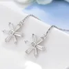 Dangle & Chandelier Brand Long Tassel Sunflower Pearls Drop Earrings For Women Wedding Engagement BrincosDangle