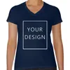 Kaus wanita desain anda sendiri merekgambar kustom diy vneck tshirt fure 100％katun perempuan sumeria atasan pakaian 220613