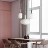 Pendant Lamps Nordic LED Glass Lampshade Lamp Indoor Lighting Modern Loft Metal Home Decor Lights For Dining Room Hanging